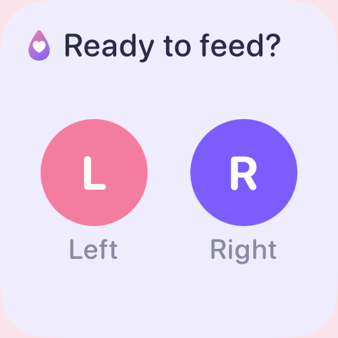 Boobery quick-log widget