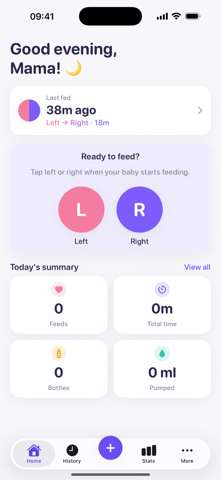 Boobery's home screen — everything on your iPhone
